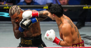 Ryan Garcia stopped Conor Benn in two rounds in Las Vegas Photo Credit: Zuffa Boxing