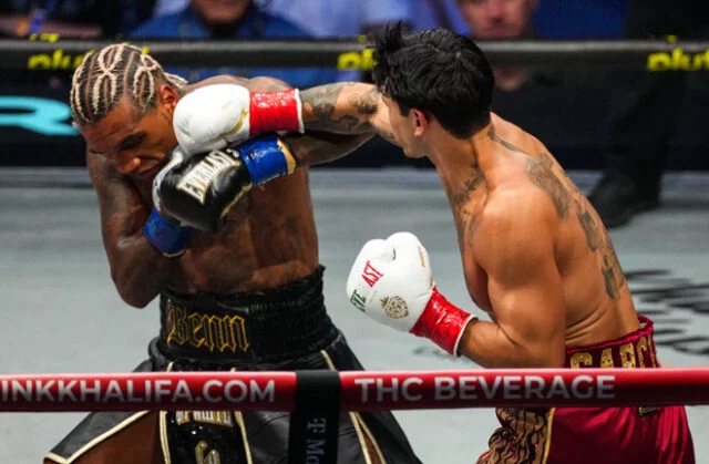 Ryan Garcia stopped Conor Benn in two rounds in Las Vegas Photo Credit: Zuffa Boxing Ryan Garcia stopped Conor Benn in two rounds in Las Vegas Photo Credit: Zuffa Boxing