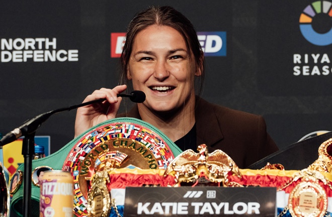 Taylor fights for the final time Photo Credit: Bran Holloway/Matchroom Boxing