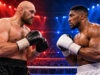 Fury vs Joshua rematch clause ruled out for December showdown Illustration of Tyson Fury facing Anthony Joshua for a story about the Fury vs Joshua rematch clause.