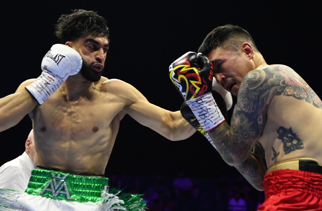 Azim stopped Claggett in May Photo Credit: Chris Dean/BOXXER