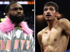 Jaron Ennis says he will "fold up" Sebastian Fundora if they fight Photo Credit: Cris Esqueda/Matchroom/Premier Boxing Champions