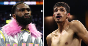 Jaron Ennis says he will "fold up" Sebastian Fundora if they fight Photo Credit: Cris Esqueda/Matchroom/Premier Boxing Champions