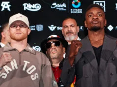 Canelo has ruled out retirement ahead of his clash with Christian Mbilli in Riyadh on Saturday Photo Credit: Mark Robinson/Canelo Promotions