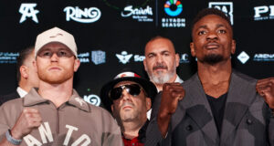 Canelo has ruled out retirement ahead of his clash with Christian Mbilli in Riyadh on Saturday Photo Credit: Mark Robinson/Canelo Promotions