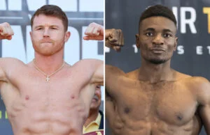 Canelo Alvarez vs Christian Mbilli – Preview & Predictions Canelo vs Mbilli headlines in Riyadh on Saturday Photo Credit: Ed Mulholland/Matchroom/Vincent Ethier/Eye Of The Tiger