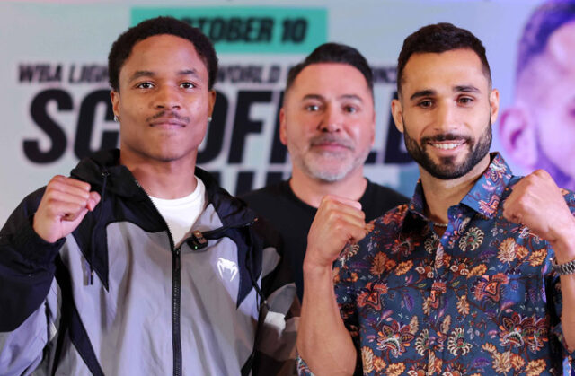 Floyd Schofield faces Lucas Bahdi for the vacant WBA lightweight world title in Chicago Photo Credit: Golden Boy Promotions Floyd Schofield faces Lucas Bahdi for the vacant WBA lightweight world title in Chicago Photo Credit: Golden Boy Promotions
