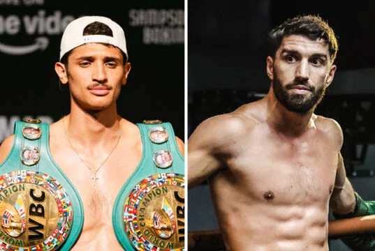 Sebastian Fundora vs Ermal Hadribeaj – Preview & Predictions Sebastian Fundora defends his WBC super welterweight world title against mandatory challenger Ermal Hadribeaj in Las Vegas on Saturday Photo Credit: Michael Bishop/Premier Boxing Champions/Kerry Foley