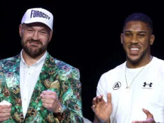 Tyson Fury faces Anthony Joshua on December 11 in Cardiff Photo Credit: Richard Pelham/Getty Images for Netflix