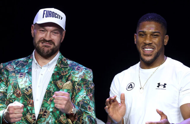 Tyson Fury faces Anthony Joshua on December 11 in Cardiff Photo Credit: Richard Pelham/Getty Images for Netflix Tyson Fury faces Anthony Joshua on December 11 in Cardiff Photo Credit: Richard Pelham/Getty Images for Netflix