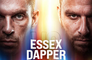 Joey Essex faces Dapper Laughs at the Copper Box Arena on Saturday. Find out the Essex Dapper start time here Photo Credit: Misfits Boxing