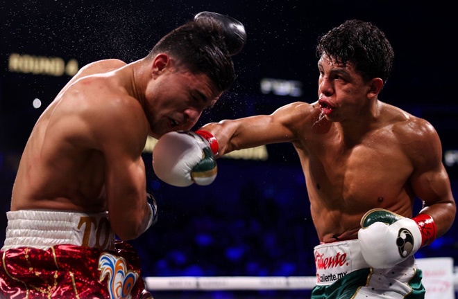 Munguia beat Resendiz in May to become WBA super middleweight champion Photo Credit: Cris Esquada/Golden Boy Promotions