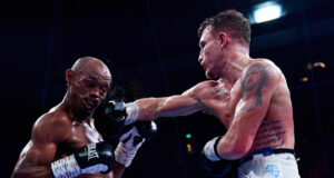 Dalton Smith edged past Alberto Puello to retain his world title in Sheffield Photo Credit: Mark Robinson Matchroom Boxing