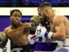 Floyd Schofield climbed off the canvas to beat Lucas Bahdi and capture the vacant WBA lightweight world title in Chicago Photo Credit: Golden Boy Promotions
