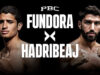 Sebastian Fundora defends his WBC super welterweight world title against Ermal Hadribeaj in Las Vegas on Saturday Photo Credit: PBC